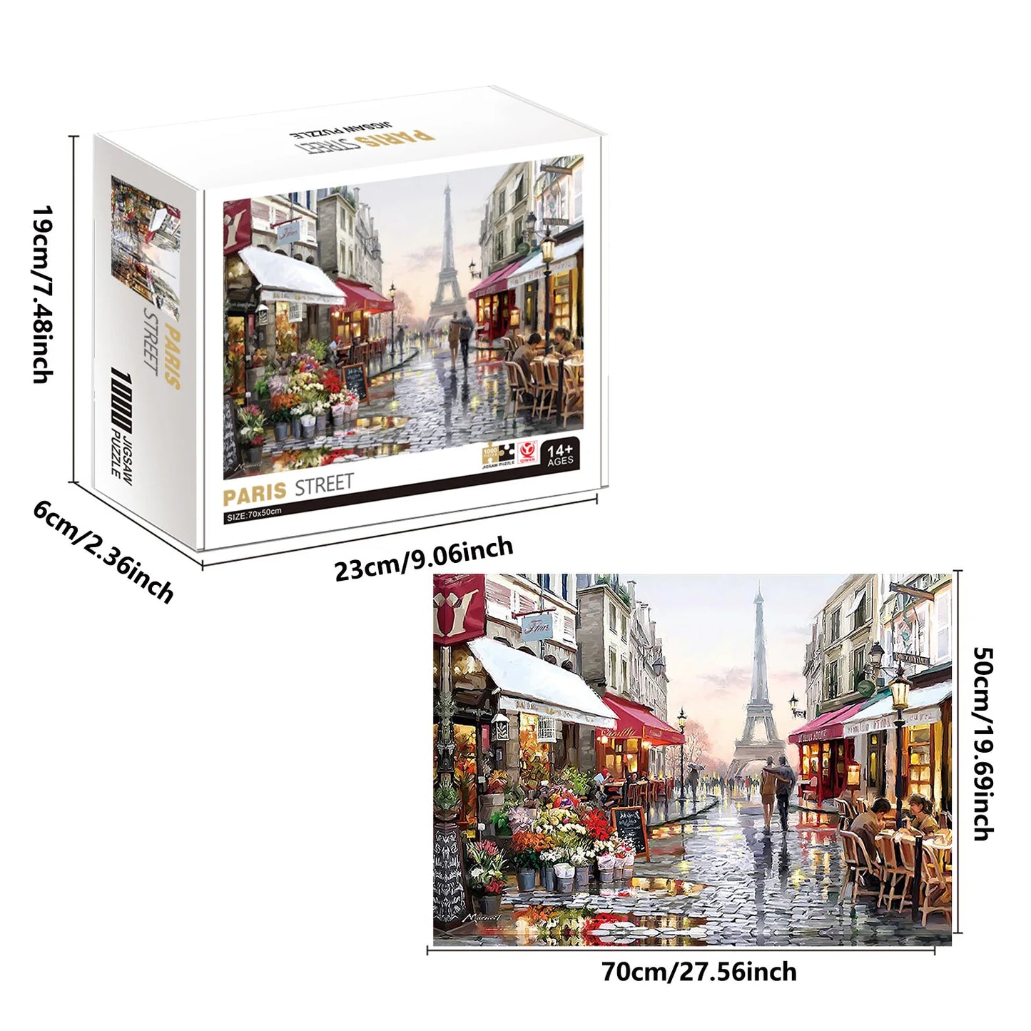 A Stroll Through Montmartre - 1,000 Piece Puzzle